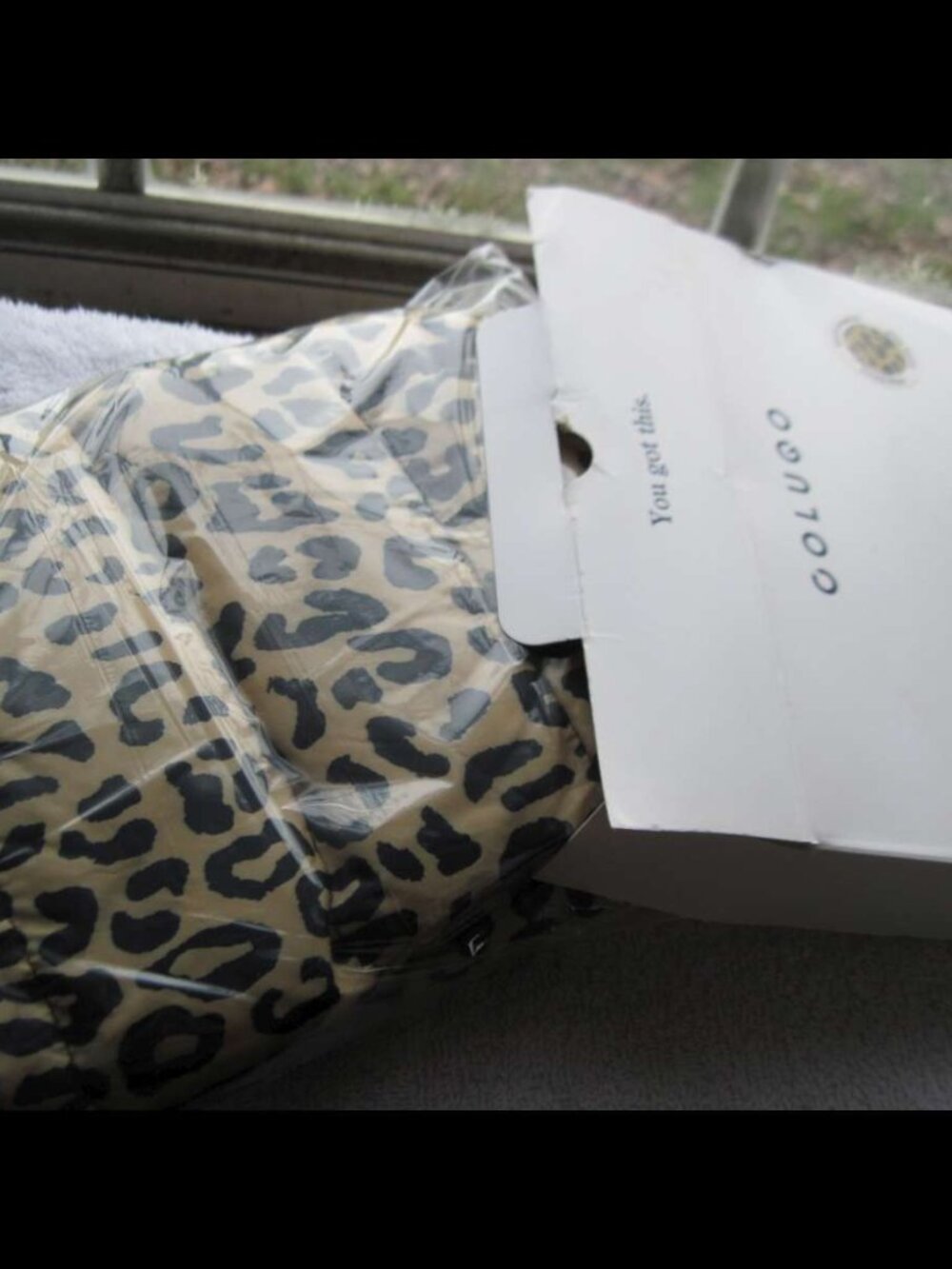 Colugo Cozy Mittens Wild Child Leopard Print Stroller Warm Hands Polyester Baby